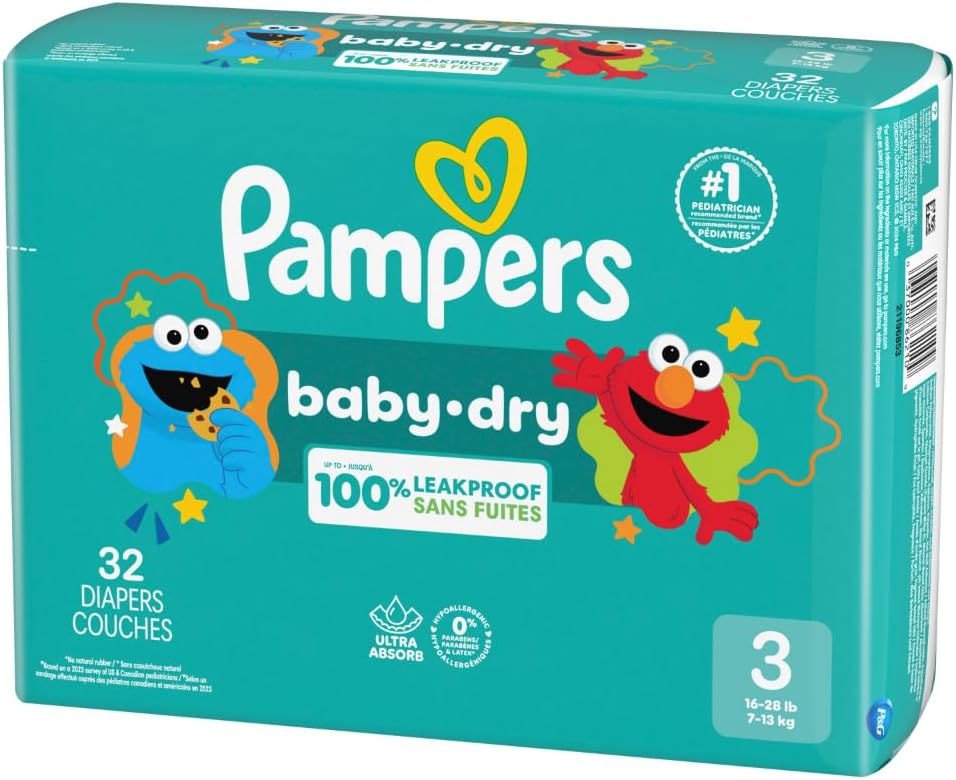 Pampers Diapers - Baby Dry - Size 3